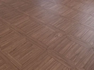 Parquet - Laminate - Wooden floor 2 in 1 Low-poly 3D model 184
