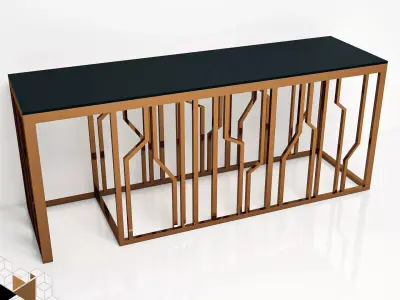 Longi console Designer Branded Furniture Free 3D model