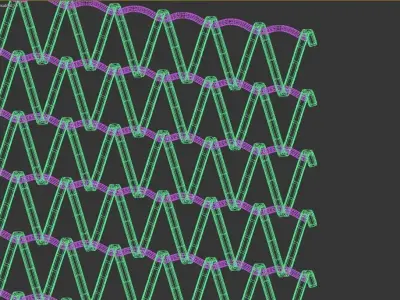 Architectural mesh 3D model
