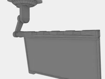 SCI FI MONITOR GAME READY LOW POLY  Low-poly 3D model