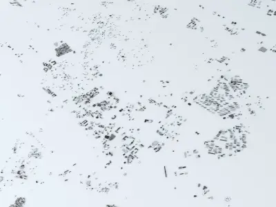 Kabul Streets and Buildings 3D model