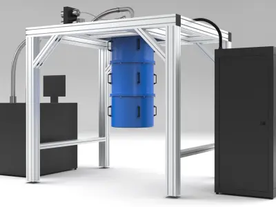 Quantum Computer 3D model