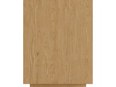 Kouva 2-Drawer Nightstand 3D model