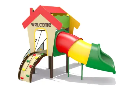 Playhouse Playground Low-poly 3D model