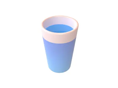Water v1 001 Low-poly 3D model
