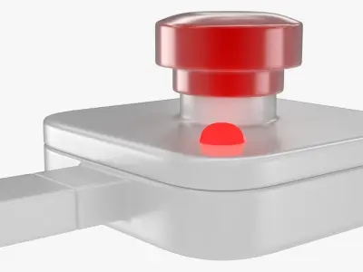 Pushbutton Switches Collection 3D model