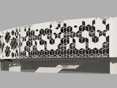 biulding exterior design 3D model