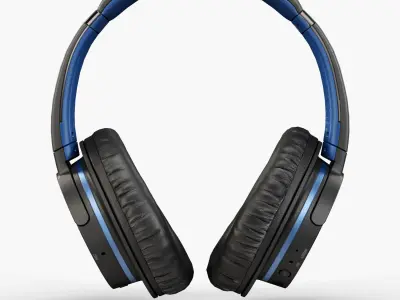 Sony MDR-ZX770BN headphones Low-poly 3D model