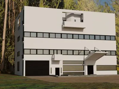 Villa Stein -Le Corbusier- 3D model