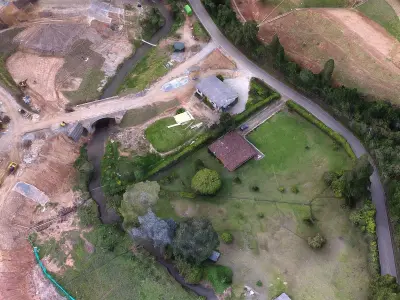 The humble Pantanillo river and earthworks 3D model