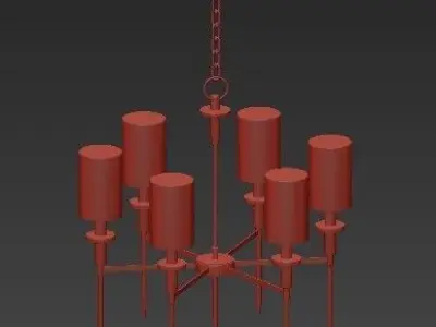 Amherst Chandelier 3D model purchase
