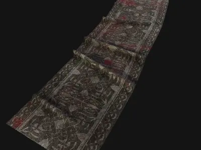Old Carpet 3 3D model