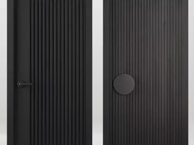 interior door set1 3D model