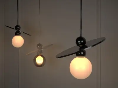 Collection of lighting models  3D model