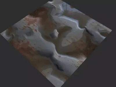 Rain Water Rusted Metal 2k 4k Textures Texture