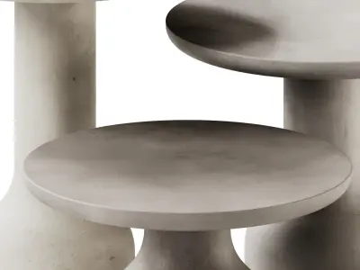 MOR DESIGN PESO Coffee table set 3D model