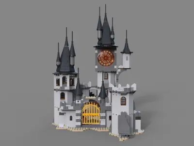 Lego fantastic castle 3D model