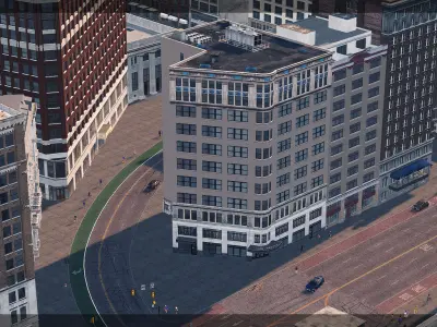 Capitol Park Loft Low-poly 3D model