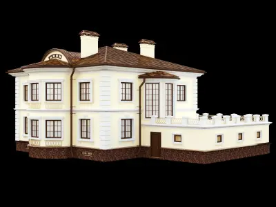Cottage house 3D model