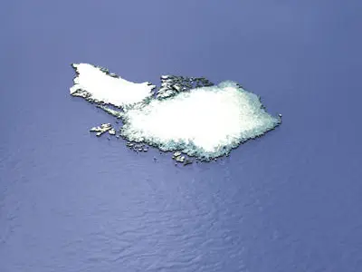 arctic greenland 3D model