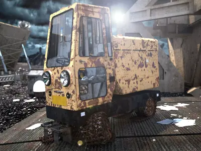 Abandoned Vehicle 3D model