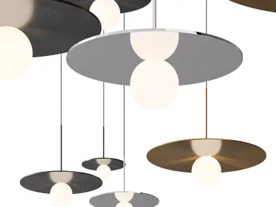 Bola Disc Pendant light 3D model
