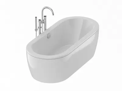 TOTO Cast Iron Nexus Bathtub 3D model