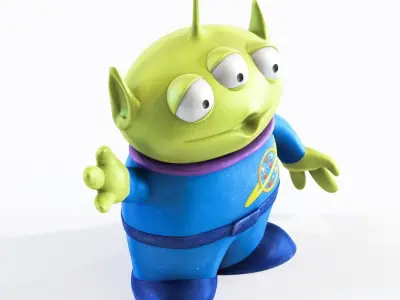 Toy Story Alien Low-poly 3D model