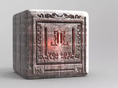 Dantes Inferno Hell Cube 1 3D model