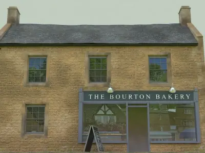 A Bakery Cottage 3D model