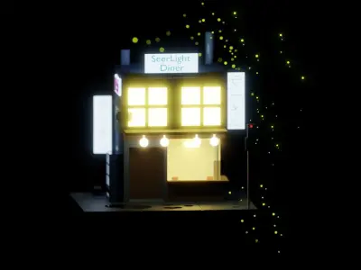 Japanese restaurant  3D model