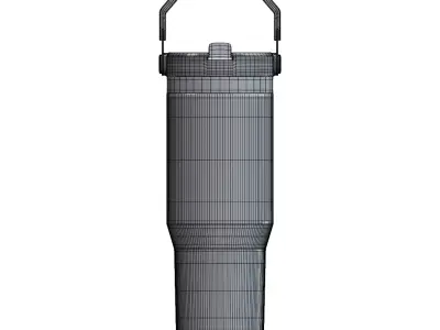  Insulated Bottle 3D Model 3D model