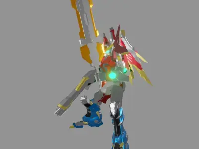The Mecha Attacker 15 3D model