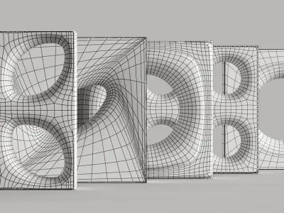 Cobogo Color Bricks Collection 1 3D model