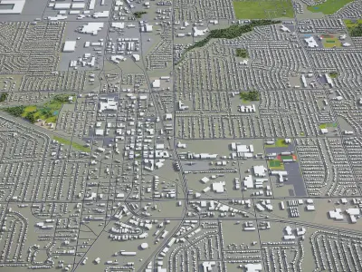 Garland Low-poly 3D model