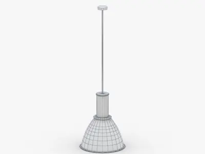 1504 - Hanging Lamp Low-poly 3D model