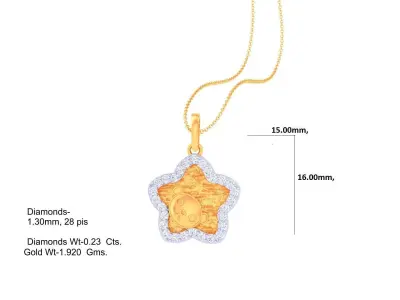 Kids Pendant - 72 3D print model