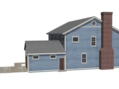 House Low-poly 3D model 24