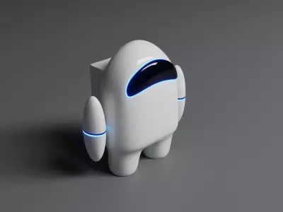 among us 3d robot model 3D model