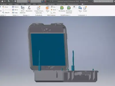 Drone Station 3D model 3D model