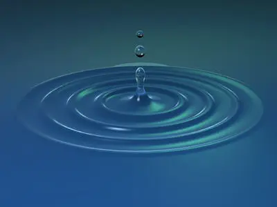 Waterdrops water drop 3D model