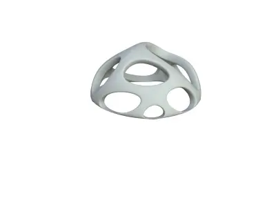 SciFi Cube Object No 47949 Low Poly Shape Low-poly 3D model