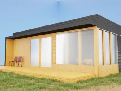 Modern house prefab  3D model