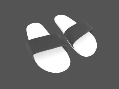 Flip Flops v5 010 Low-poly 3D model