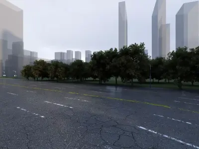 Hotel Building 3D model