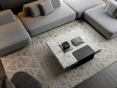 apartment interior scenes    3D model 3