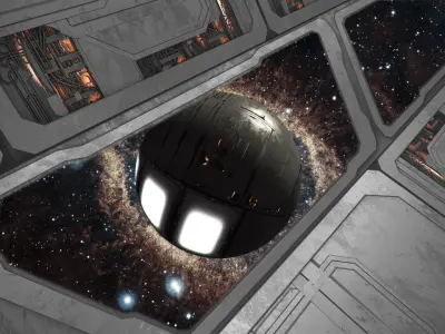 Sci-fi Textures Starter Pack Low-poly 3D model