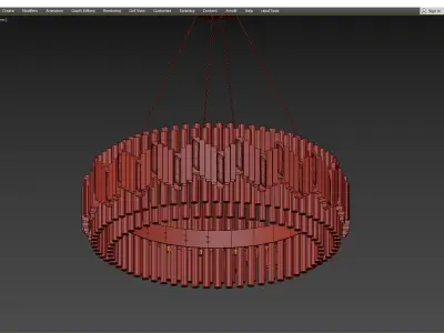 TEAM ROMB Low-poly 3D model