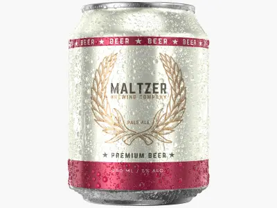  Standard Beer Can With Droplets 250ml 