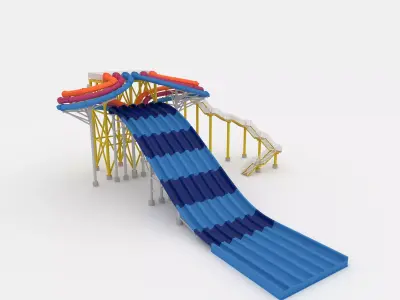Waterpark Slide 6 3D model